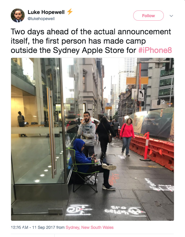 公关策划:等待购买 iPhone X