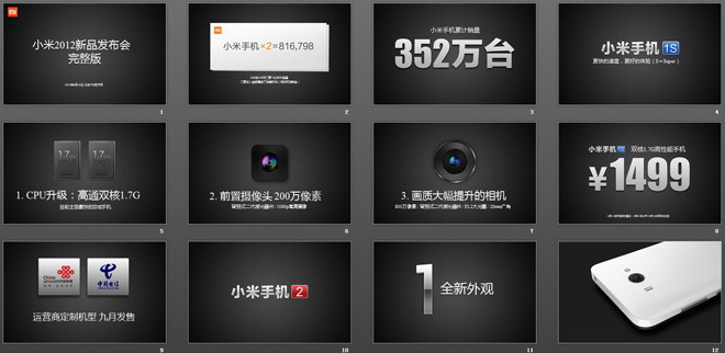 小米手机发布会PPT下载（完整版）
