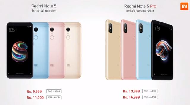 红米Note 5/Pro发布：首发骁龙636，配红绿灯双摄