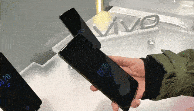 vivo X20Plus屏幕指纹版解锁过程